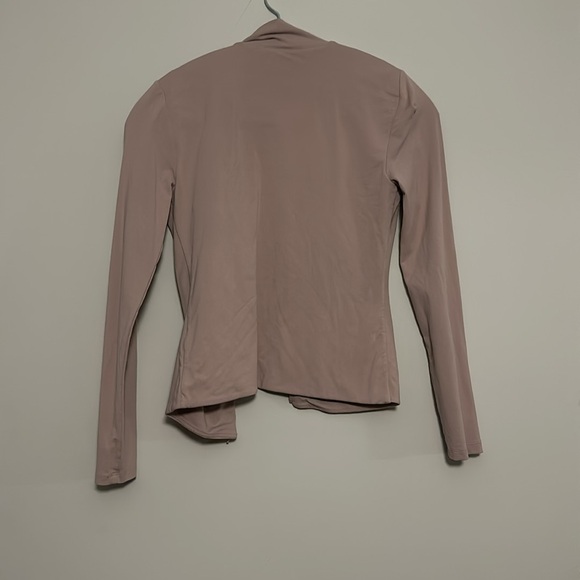 Aritzia Babaton Contour PinkTaupe Zip-Up Jacket - Picture 2 of 2